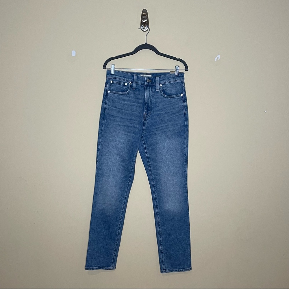 Madewell The High Rise Slim Boy Jean in Neal Wash Tencel Denim Edition - Picture 3 of 16
